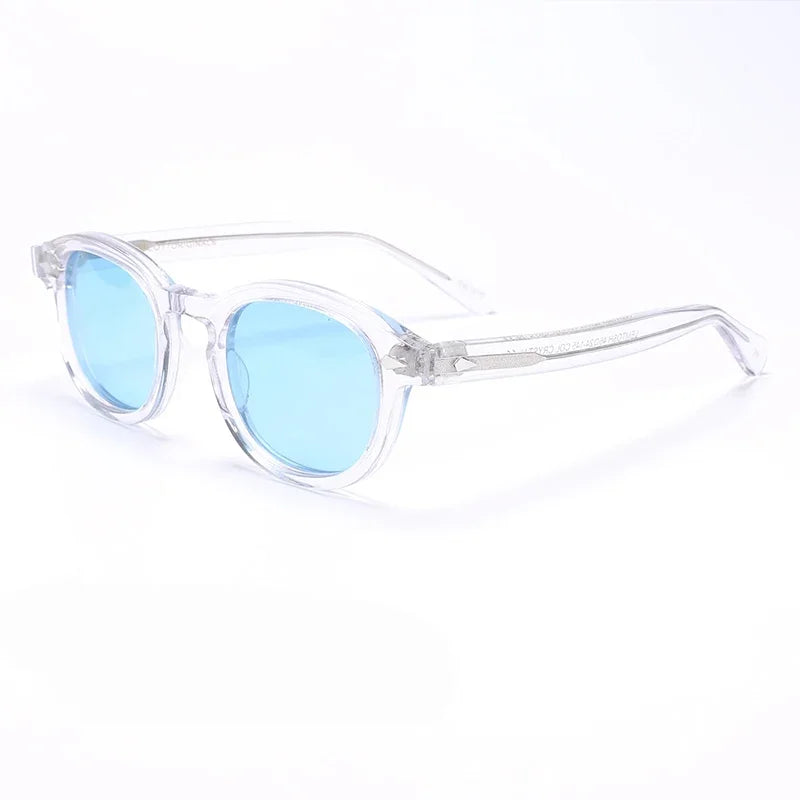 Johnny Depp Polarized Sunglasses Men Sun Glasses Woman Luxury Brand Vintage Acetate Frame Goggles