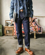RedTornado Raw Denim Jeans – 16oz Heavyweight Indigo Selvage