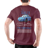 Men Sally I'm Lightning Cars T Shirts Lightning McQueen Graphic Tee