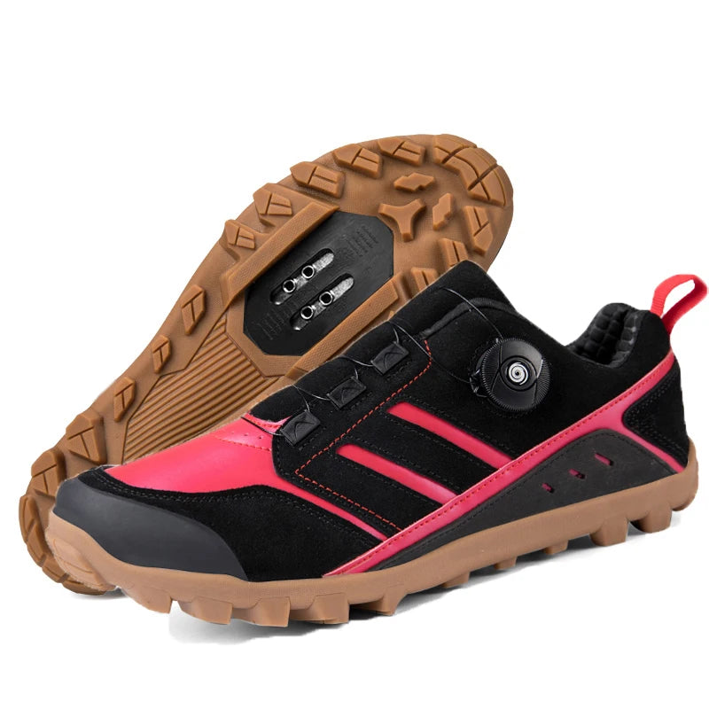 QQ-TB181 Cycling Shoes for Men, MTB Shoes, High Quality, Hiking, Gravel, Road Bicycle Sneakers for Men, Tennis Shoes, Size 39-50