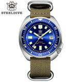 STEELDIVE Classic New Nylon Strap SD1970 200M Water Resistant Sapphire Glass AR Coating Mens Automatic Watch NH35 Dive Watch