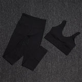 TRY TO BN Gym Sets Woman 2 Piece Sports Bra High Waisted Leggings Fitness Sportswear Women's Tracksuit Yoga Wear Workout Clothes