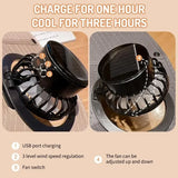 Solar-Powered Cooling Bucket Hat | UPF 50+ Wide Brim