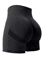 2-Pack Women’s Tie-Dye Butt-Lifting Gym Shorts – High-Waist Seamless Athletic Scrunch Shorts