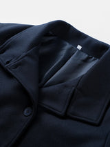 Stand Collar Woolen Short Coat