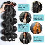 30-Inch Premium Body Wave Human Hair Bundles