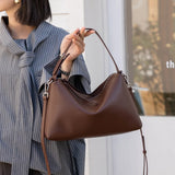 Luxury Suede Boston Tote