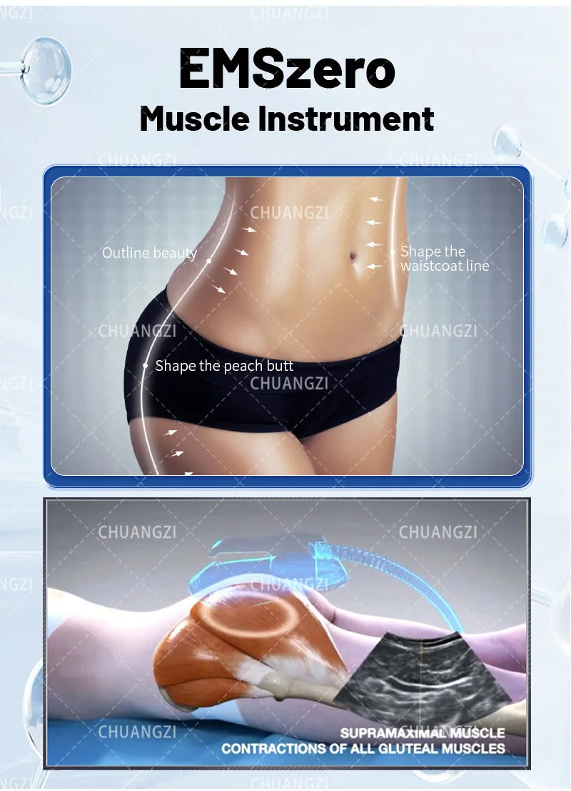 EMSZERO PRO 6500W NEO Hi-emt Slimming Machine EMS+EMT/RF Nova Body Sculpting EMS Pelvic Muscle Stimulator EMSZero Salon