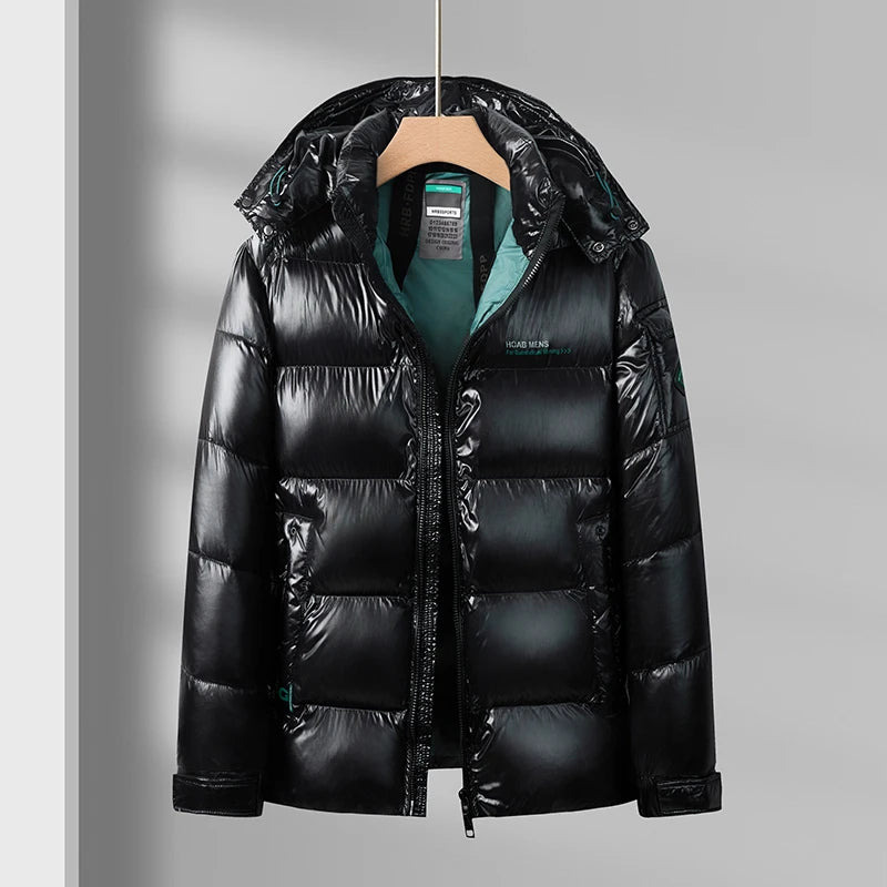 Men's Quilted Hooded Parka – Warm Winter Jacket