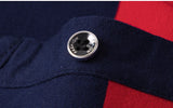 Men's Striped Cotton Polo Shirt | Casual Summer Style