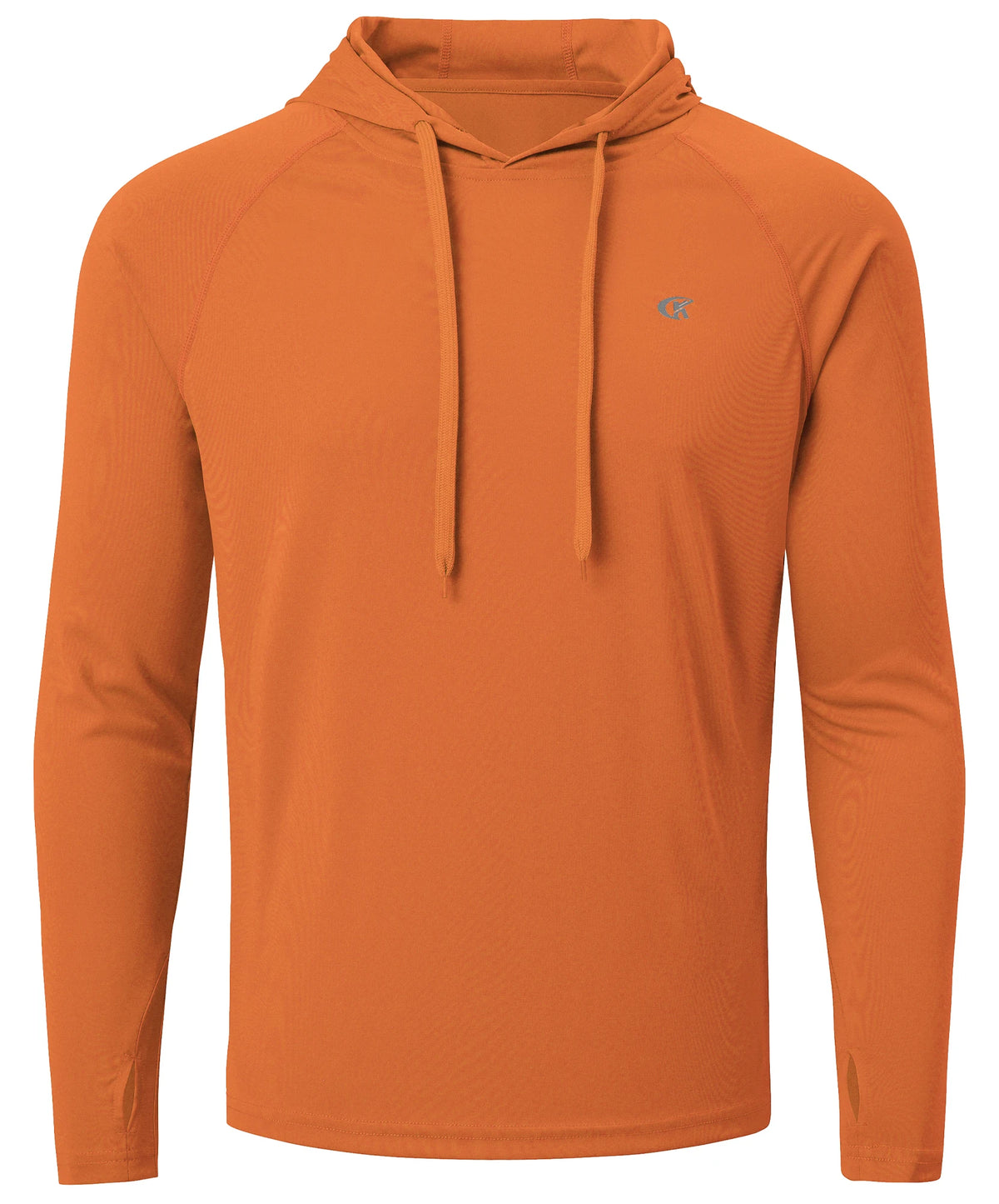 Summer Men's Long Sleeve UPF 50+ Hoodie T-Shirts, Rash Guard Quick Dry T-shirt Outdoor Sport Running Pullover