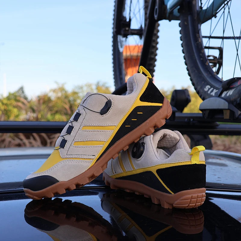 QQ-TB181 Cycling Shoes for Men, MTB Shoes, High Quality, Hiking, Gravel, Road Bicycle Sneakers for Men, Tennis Shoes, Size 39-50
