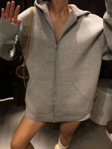 Women’s Casual Relaxed-Fit Hooded Jacket