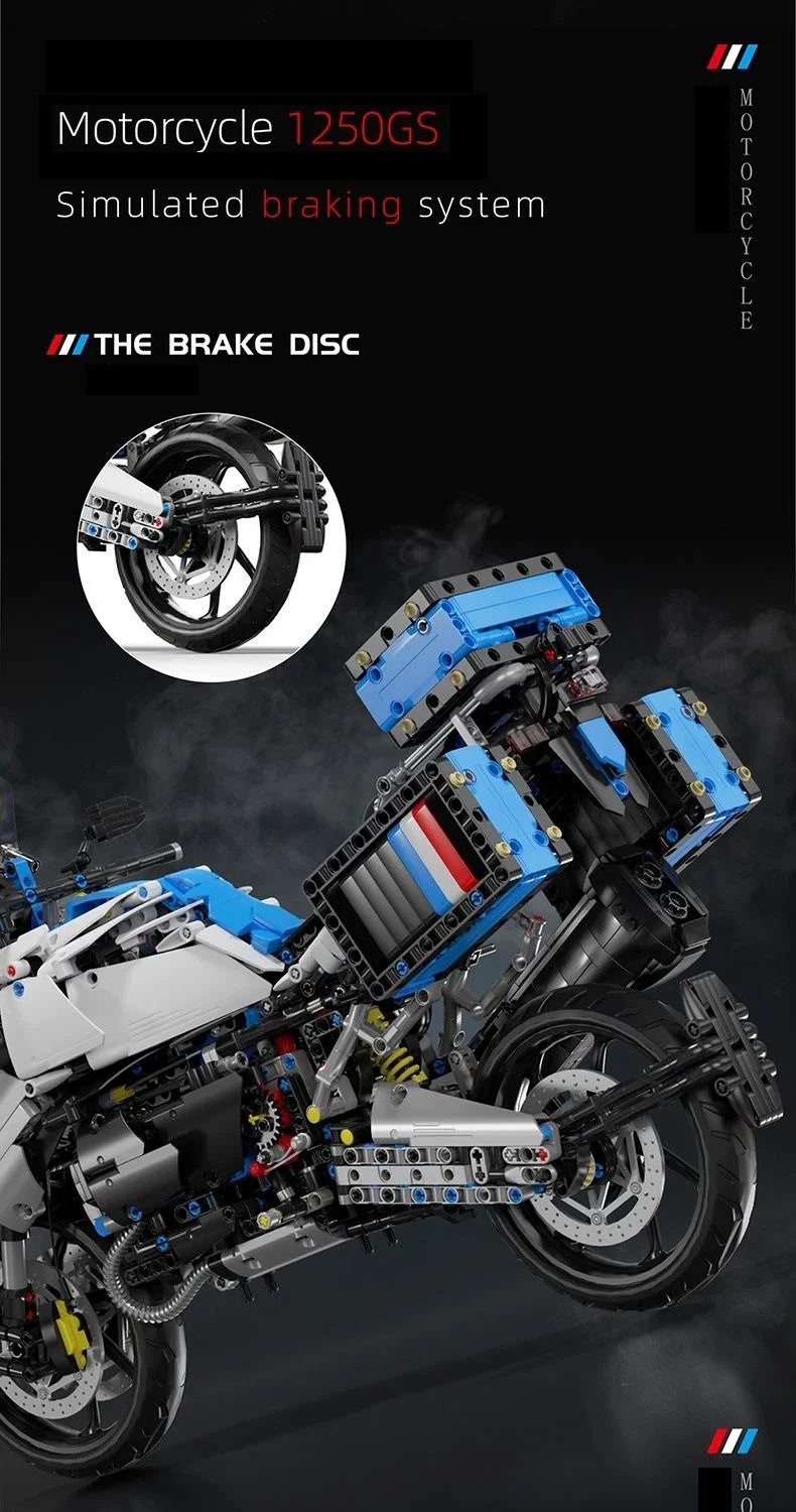 High Tech City Sports Rapid Racing Motorcycle Motorbike Locomotive Moc Modular Brick Model Building Blocks Boys Gifts Toys T4022