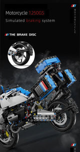 High Tech City Sports Rapid Racing Motorcycle Motorbike Locomotive Moc Modular Brick Model Building Blocks Boys Gifts Toys T4022
