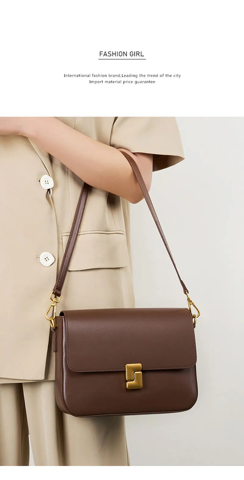 100% Genuine Leather Women's Shoulder Bag High Quality Luxury Designer Crossbody Bags Fashion Cowhide Female Handbags