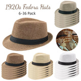 Short Brim Panama Sun Hats – Bulk Wedding & Event Pack