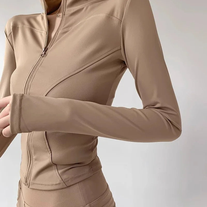 Quick-Dry Performance Yoga Jacket