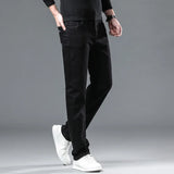 Men’s Fleece-Lined Straight-Leg Stretch Jeans