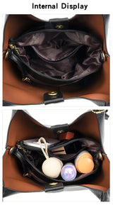 Brand High Quality Soft Leather Large Capacity Top-handle Bags Female Handbags Women Shoulder Crossbody Totes Messanger Bag Sac