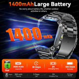 2026 Military-Grade Outdoor Sports Smartwatch 1400mAh