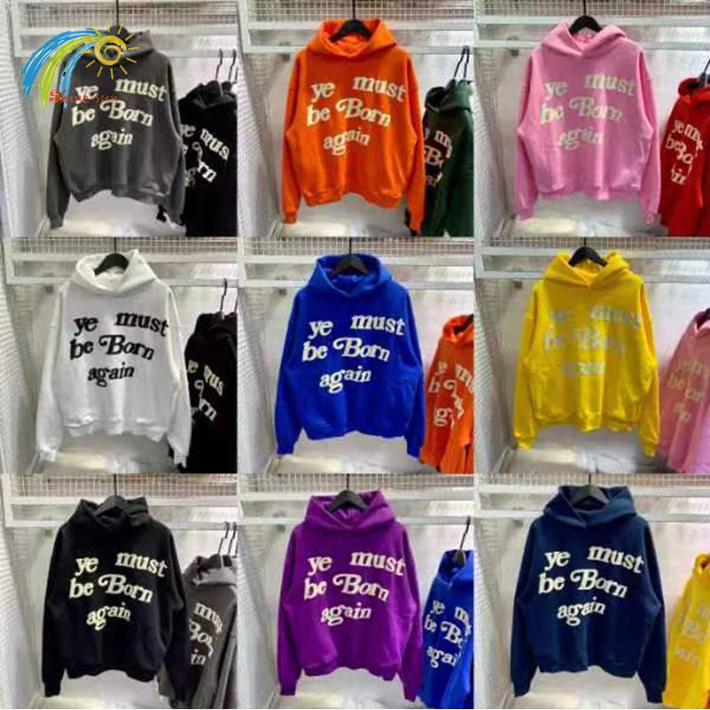 Men’s Oversized Graphic Cotton Fleece Hoodie