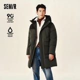 Semir Men's Premium Long Down Jacket | Waterproof