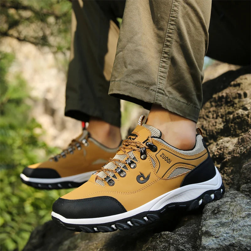 SNORW Men's Microfiber Casual Sneakers | All-Season Style