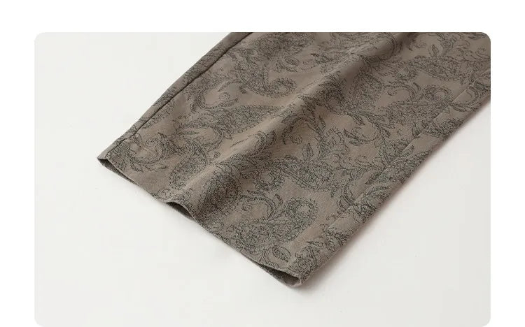 CHIC VEN New Women Jeans Loose Casual High Waist Wide Leg Denim Pants Paisley Female Trousers Spring Autumn 2026