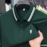 Men's Premium Cotton Polo Shirt | Embroidered Classic Fit