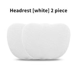 OULEX For Tesla Model 3 Y/Juniper Flocking/Leather Car Seat Neck Pillow Soft Memory Neck Pillow High-Quality Headrest Support