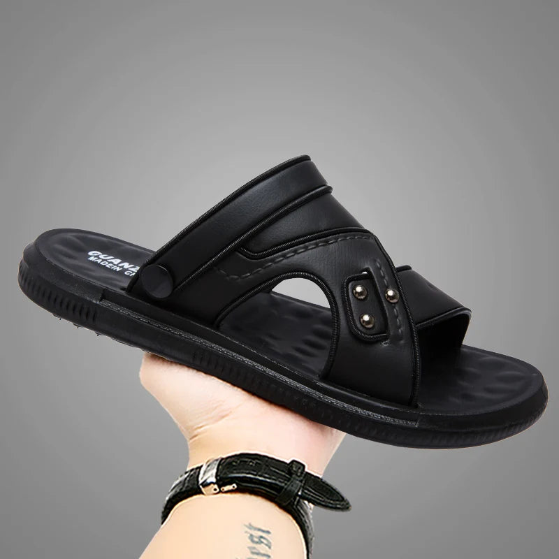 Summer Men Sandals Open Toe Flat Mens Casual Shoes Outdoor Walking Sandals for Men Beach Shoes sandalias hombre Men slippers