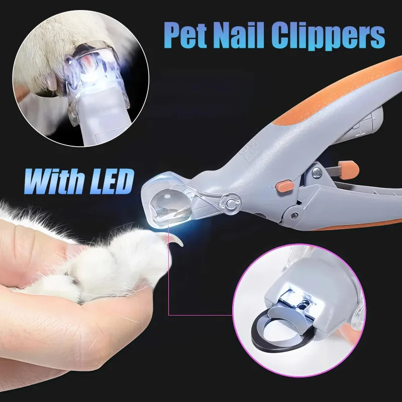 LED Pet Nail Clipper – Precision Trimmer for Cats & Dogs