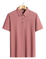 Men's Breathable Mesh Polo Shirt – Ice Silk Summer Top