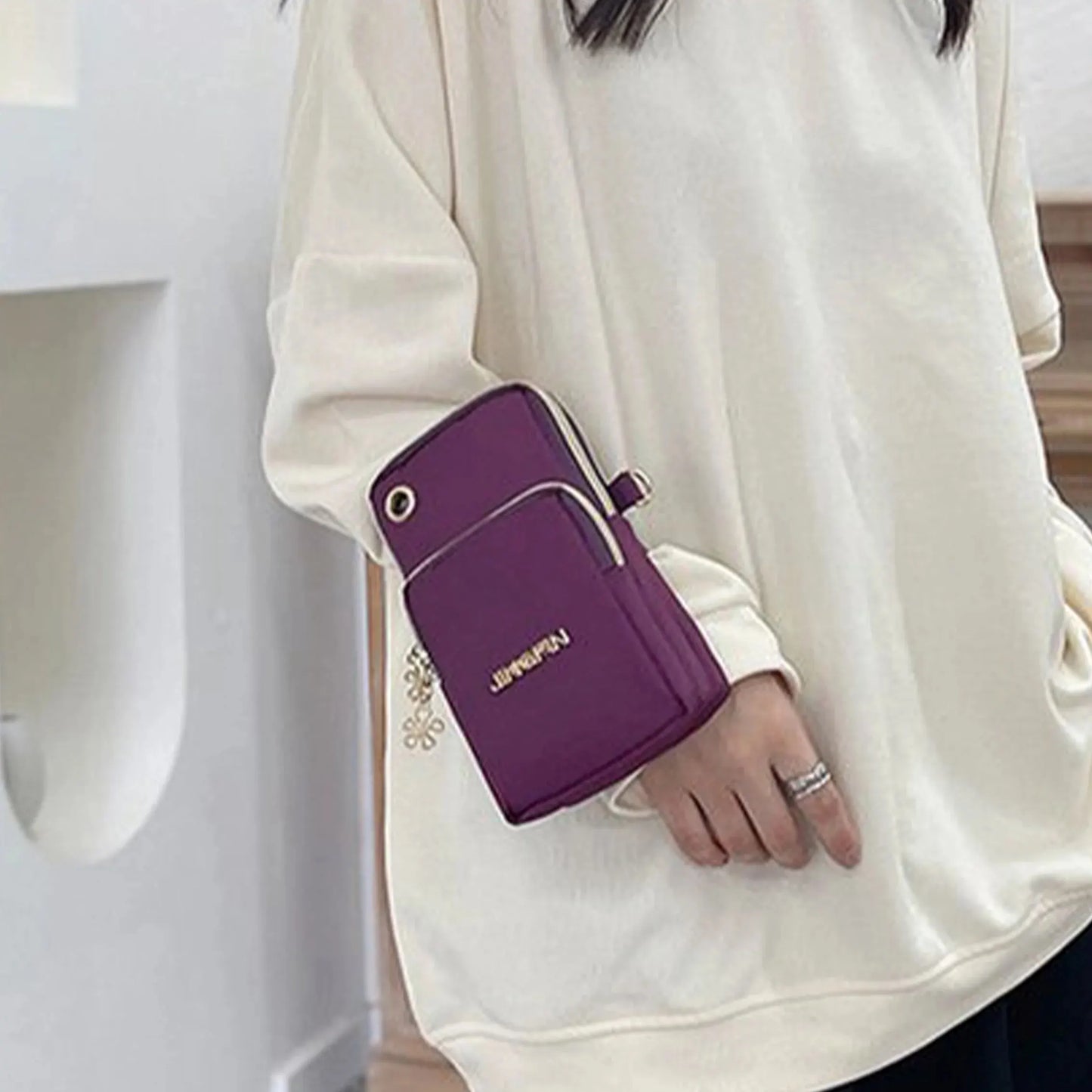 Women's Mini Crossbody Phone Bag – Flap Shoulder & Neck Pouch