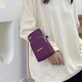 Women's Mini Crossbody Phone Bag – Flap Shoulder & Neck Pouch