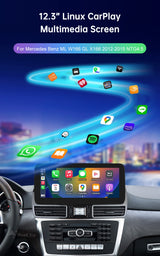 12.3" CarPlay Screen for Mercedes-Benz ML/GL 2012–2015