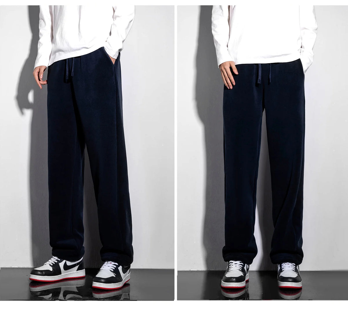 Unisex Fleece-Lined Winter Sweatpants