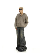 Men’s Relaxed Wide-Leg Denim Jeans