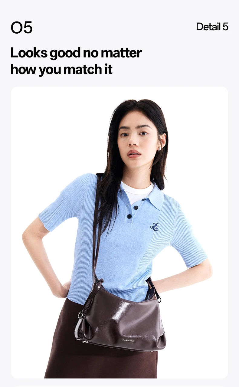 Amazing Song Donut Hobo Bag S