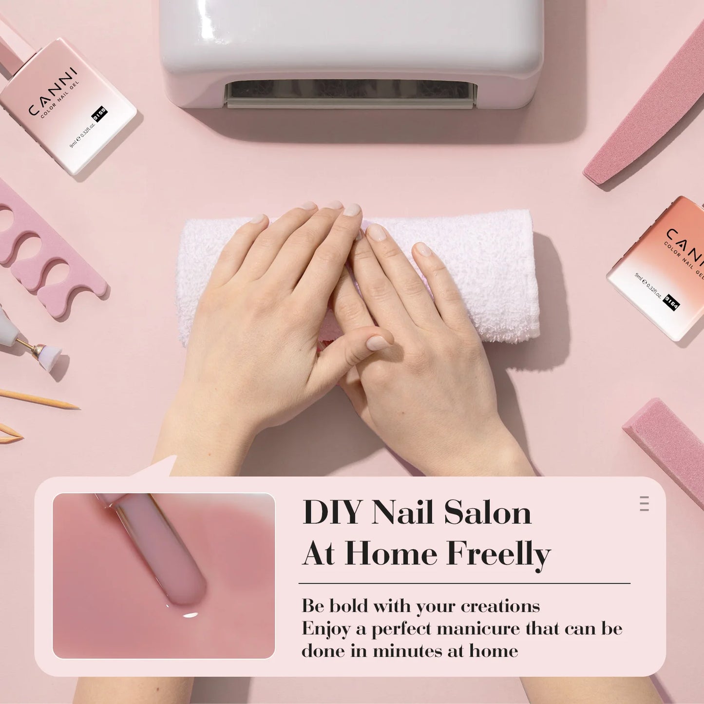 CANNI 30pcs Gel Polish Kit – HEMA & TPO Free CC Collection