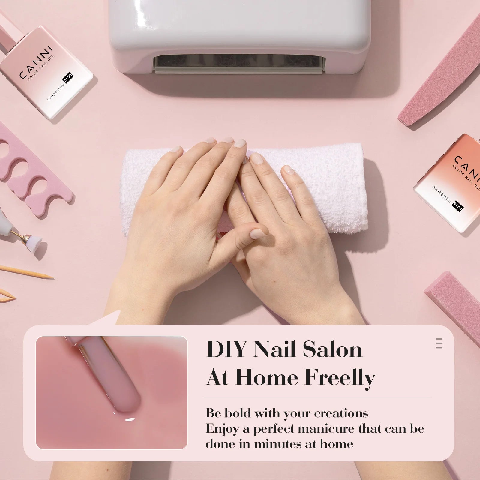CANNI 30pcs Gel Polish Kit – HEMA & TPO Free CC Collection