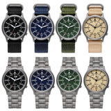 BERNY Titanium Watch For Men AR Coating Sapphire Fashion Wristwatch Luminous VH31 Ultra-thin Quartz Watch Waterproof 5ATM Watch