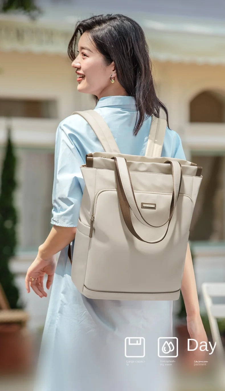 GOLF Backpack for Women Convertible Shoulder Bag Ladies Aesthetic School Backpack with 15.6" Laptop Compartments Secret Pocket