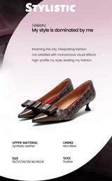 CHCH Women's Velvet Block Heel Pumps | Office & Evening