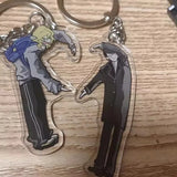 Anime Couple Acrylic Keychain Set