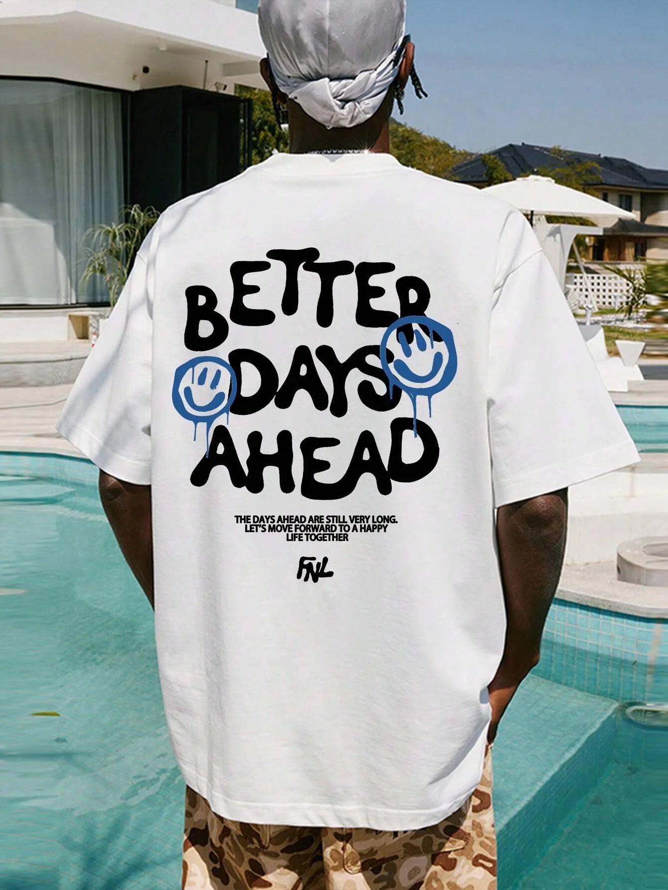 "Better Days Ahead" Oversized Graphic Tee