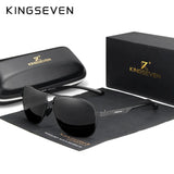 KINGSEVEN Brand Classic Male Sunglasses Men Fashion Polarized UV400 Retro Glasses Outdoor Driving Causal High Quality Eyewear