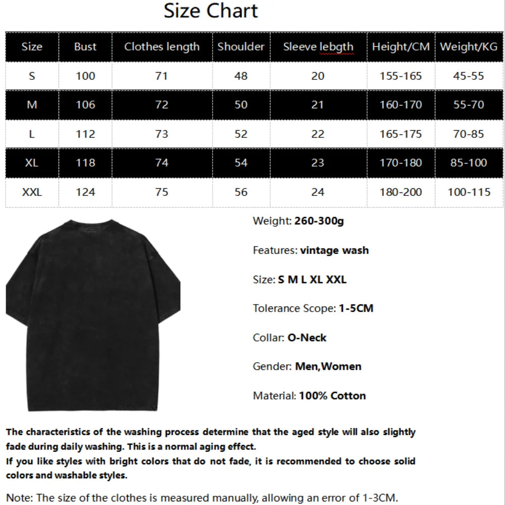 Jujutsu Kaisen Mahoraga Graphic T-Shirt — Fushiguro Megumi Washed Cotton Tee