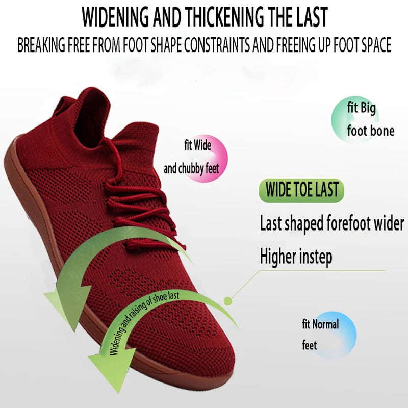 Minimalist Zero-Drop Barefoot Sneakers